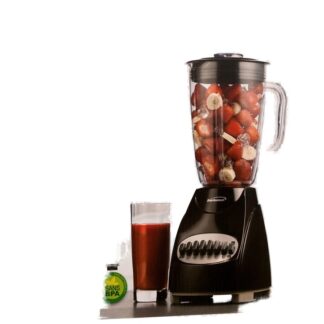 Blender 12-Speed+Pulse Plstc Jar Black #Jb-220B