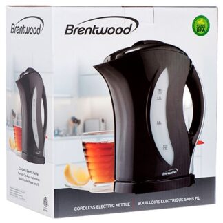 Electric Kettle Blk 2Lt #Kt-1618