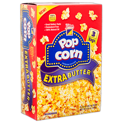 Gabriela Popcorn Extra Butter 3Pk 6.6Z *2Y