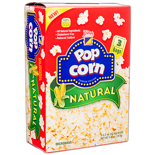 Gabriela Popcorn Natural 3 Pk 6.6 Oz