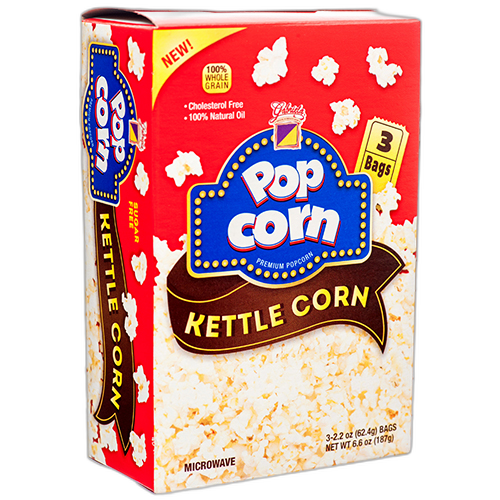 Gabriela Popcorn Kettle Corn  3 Pk 6.6 Oz *2Y