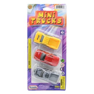Mini Trucks 3Pk Play Set Asst.