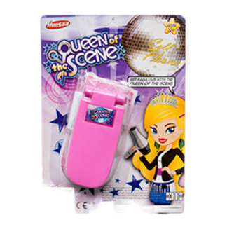 Toy Cell Phone W/ Sound & Light Queen Scene