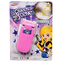 Toy Cell Phone W/ Sound & Light Queen Scene