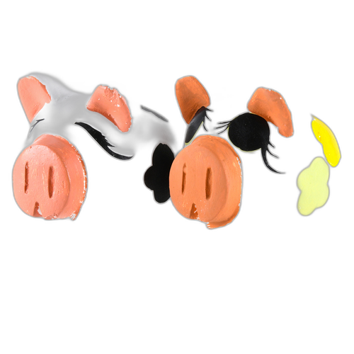 Ceramic Coin Bank Piggy Sm Asst Clrs