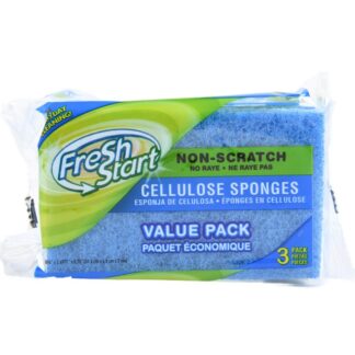 Fresh Start 3Pk  Sponge Cellulose Non-Scratch