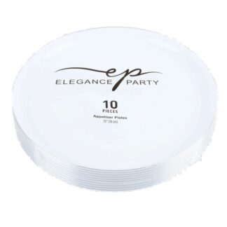Elegance Plastic Plate 7.5" 10Ct