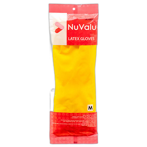 Nuvalu Latex Glove Medium Yellow