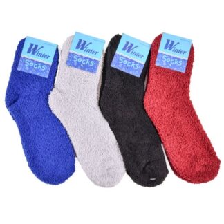 Hw Men Cozy Socks Asst Solid Solor #So383
