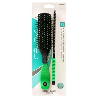Celavi Hair Brush & Comb Set Asst Color #Np017