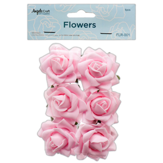 Craft Foam Flower 2.5" Pink