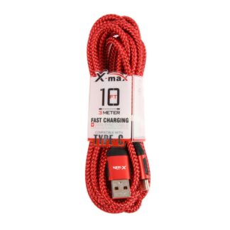 Usb Cable 10 Feet X-Max 1636 Typ-C