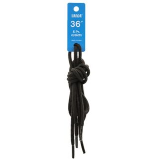 Shoelace Round Black 36"