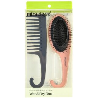 Miracle Girl Comb & Brush Set (2 Pcs)
