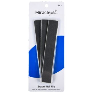 Miracle Girl Square Nail File (3 Pcs)
