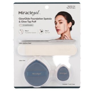 Miracle Girlstick Shape Spatula & Pangpang Puff Set
