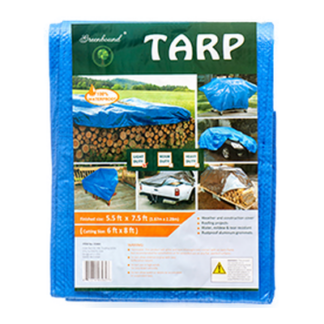 Tarpaulin 6 X 8' Blue Clr #33464