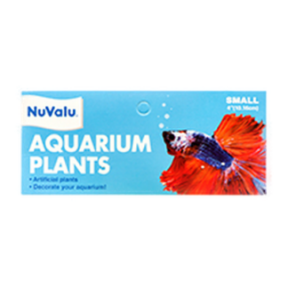 Nuvalu Artificial Aquarium Plant 4" Variety Red Green