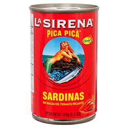 La Sirena Sardines Pica Tomato Sauce W/ Chili  5.5 Oz