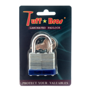 Padlock Laminated 40Mm Double Blister