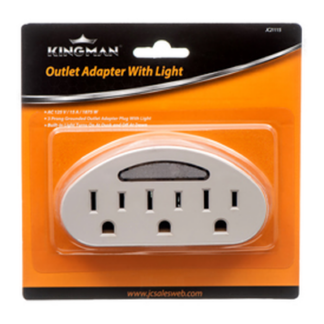 Kingman Outlet 3-3 Prong Long "Etl" W/Indicator