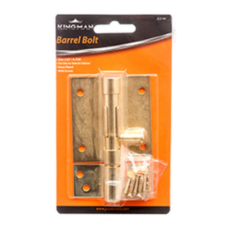 Kingman Tool  Barrel Bolt Heavy Duty 4"