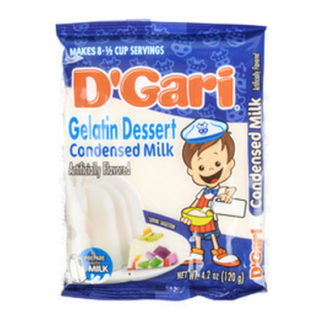 D'Gari Milk Gelatin Condensed Milk 4.2 Oz