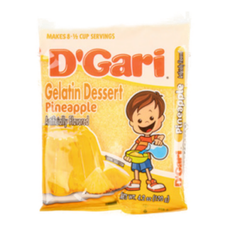 D'Gari Water Gelatin Pineapple 4.2 Oz