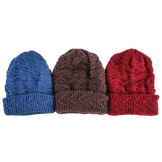 Hw Knitted Beanie Women Plain Asst Color