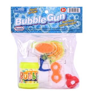 Hs Bubble Gun 4.5" 3 Asst Clr