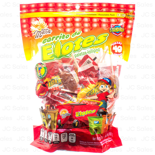 Mara Standard Lollipop Elote Con Chile 40Ct