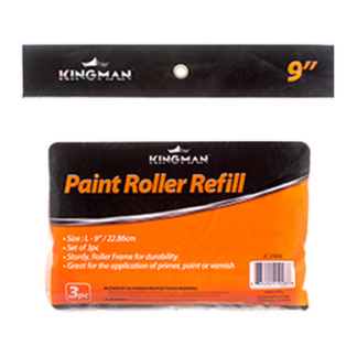 Kingman Paint Roller Cover 9" 3Pcs