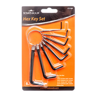 Kingman Hex Key Hardware 8Pc Set