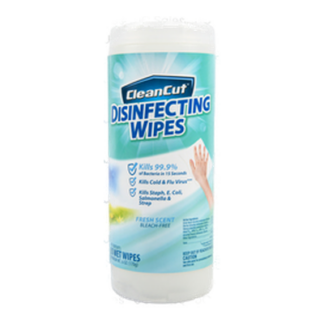 Cleancut Disinfecting Wipes Fresh Scent 35Ct