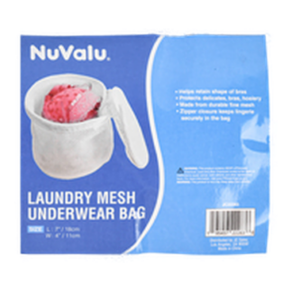 Nuvalu Laundry Mesh Underware Bag 7" X 4.33"
