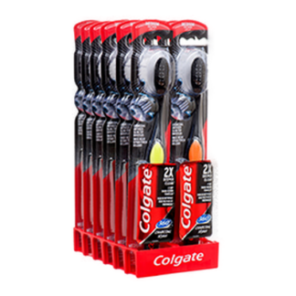 Colgate Toothbrush 360 Black Charcoal Medium
