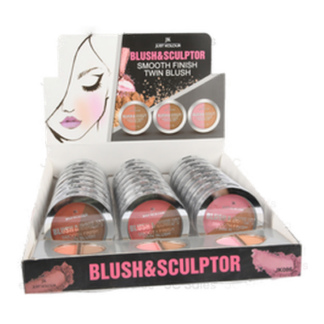 Blush & Sculptor 3 Asst Color Twin Blush