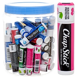 Chapstick #Asst Flavor In Plastic Jar