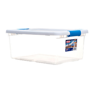 Sterilite Latch Box 15 Qt W/ Blue Latches