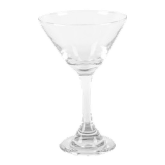 Glass Martini 9 Oz