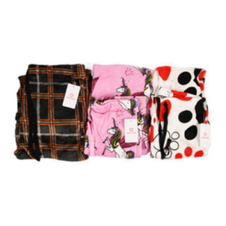Hw Winter Pajama 3 Asst Design Asst Size