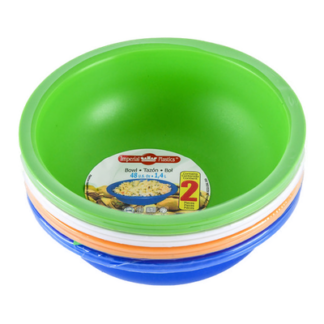 Bowl 48Oz Asst Colors Imperial Plastic