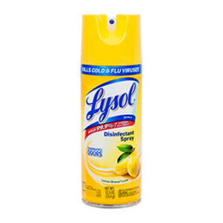 Lysol Disinfectant Spray Lemon Breeze Scent 12.5 Oz