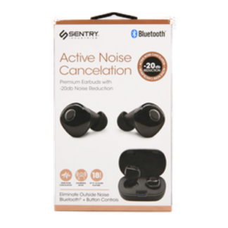 Sentry Premium Earbuds Noise Cancelation Bluetooth