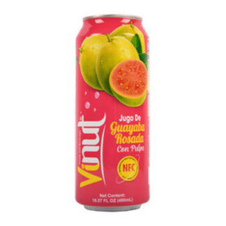 Vinut Pink Guava Juice W/ Pulp 16.57Oz