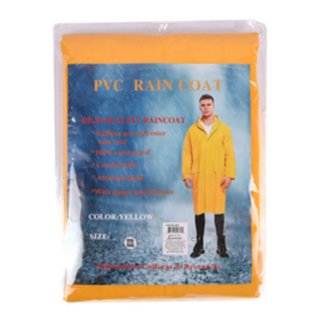 Raincoat Heavy Duty W/ Zipper & Button