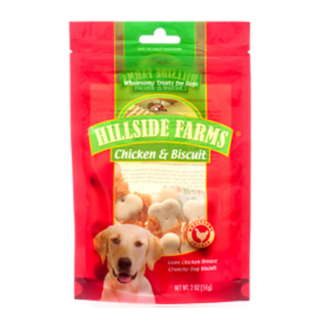 Hillside Farms Dog Treats Chicken & Biscuit 2 Oz