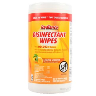 Disinfectant Wipes Lemon Scent 75 Ct
