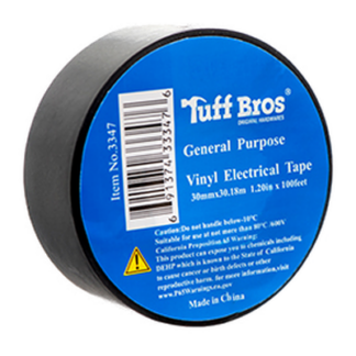 Electric Tape 1.25"X33 Yds "Tuff Built"