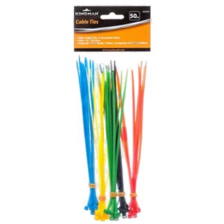 Kingman Cable Tie  W/Asst Color 50 Pcs